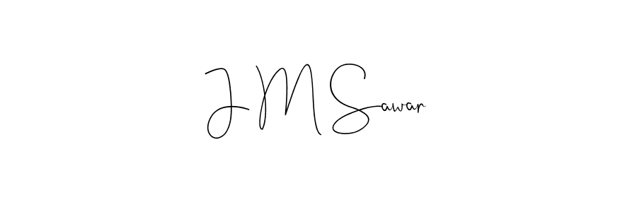 How to Draw J M Sawar signature style? Andilay-7BmLP is a latest design signature styles for name J M Sawar. J M Sawar signature style 4 images and pictures png