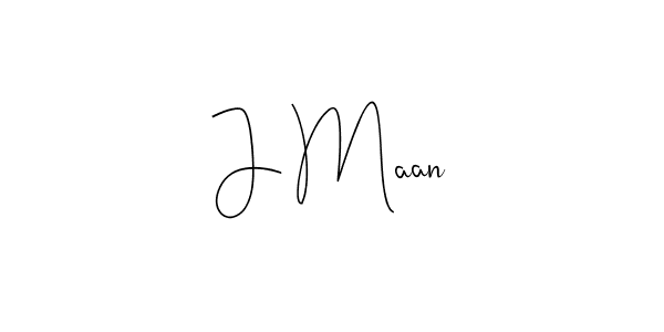 You should practise on your own different ways (Andilay-7BmLP) to write your name (J Maan) in signature. don't let someone else do it for you. J Maan signature style 4 images and pictures png
