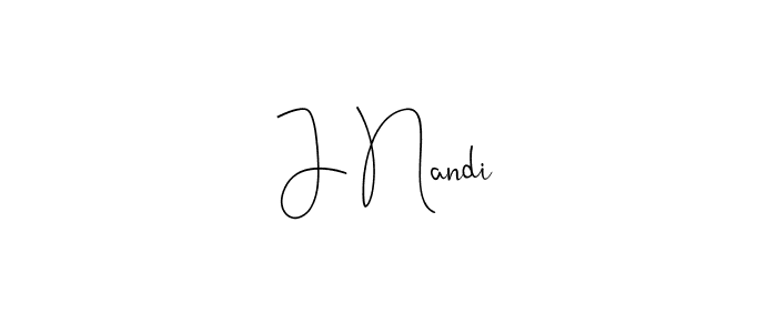 Use a signature maker to create a handwritten signature online. With this signature software, you can design (Andilay-7BmLP) your own signature for name J Nandi. J Nandi signature style 4 images and pictures png