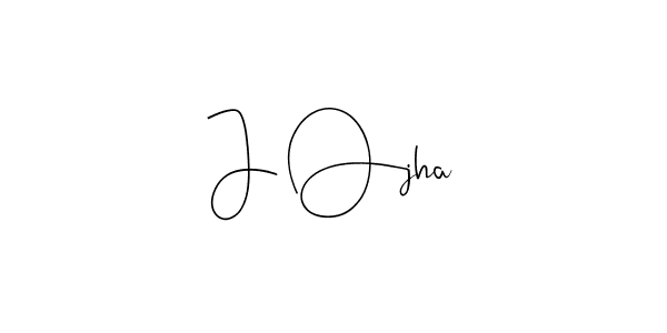 The best way (Andilay-7BmLP) to make a short signature is to pick only two or three words in your name. The name J Ojha include a total of six letters. For converting this name. J Ojha signature style 4 images and pictures png