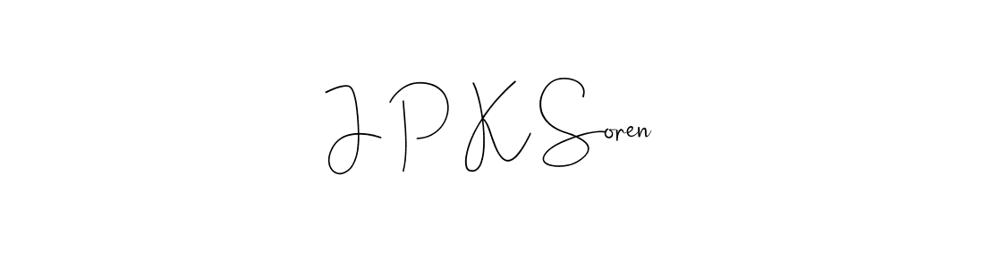 Make a beautiful signature design for name J P K Soren. Use this online signature maker to create a handwritten signature for free. J P K Soren signature style 4 images and pictures png