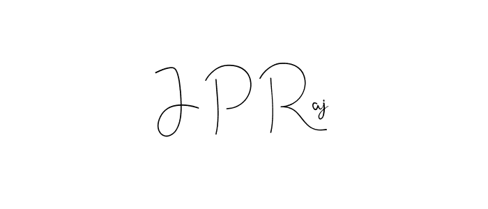 Design your own signature with our free online signature maker. With this signature software, you can create a handwritten (Andilay-7BmLP) signature for name J P Raj. J P Raj signature style 4 images and pictures png