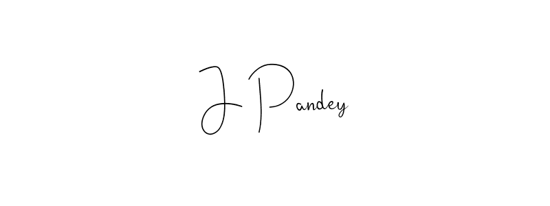Design your own signature with our free online signature maker. With this signature software, you can create a handwritten (Andilay-7BmLP) signature for name J Pandey. J Pandey signature style 4 images and pictures png