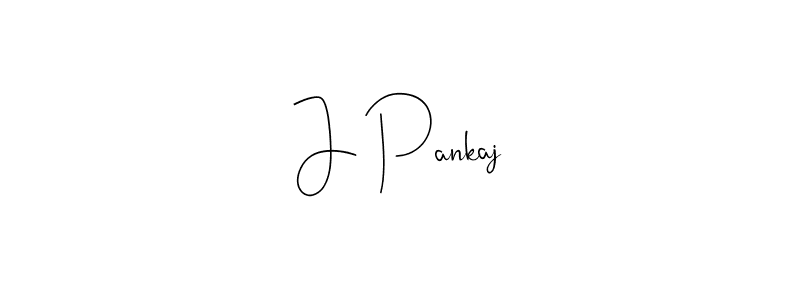 Make a beautiful signature design for name J Pankaj. With this signature (Andilay-7BmLP) style, you can create a handwritten signature for free. J Pankaj signature style 4 images and pictures png