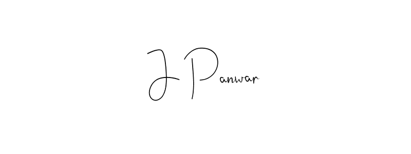 Also we have J Panwar name is the best signature style. Create professional handwritten signature collection using Andilay-7BmLP autograph style. J Panwar signature style 4 images and pictures png