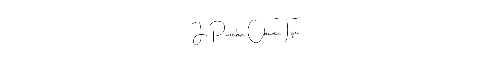 Also You can easily find your signature by using the search form. We will create J Prudhvi Charan Teja name handwritten signature images for you free of cost using Andilay-7BmLP sign style. J Prudhvi Charan Teja signature style 4 images and pictures png