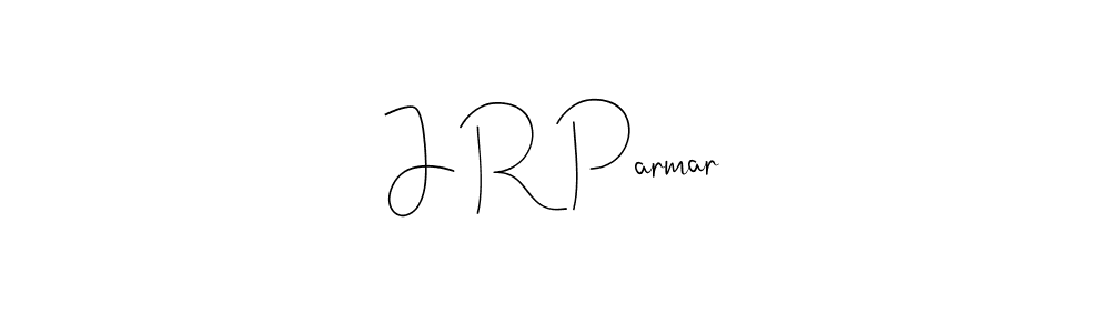 Use a signature maker to create a handwritten signature online. With this signature software, you can design (Andilay-7BmLP) your own signature for name J R Parmar. J R Parmar signature style 4 images and pictures png