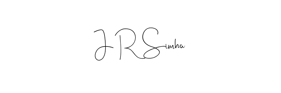 Also You can easily find your signature by using the search form. We will create J R Simha name handwritten signature images for you free of cost using Andilay-7BmLP sign style. J R Simha signature style 4 images and pictures png