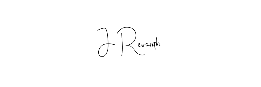 Also we have J Revanth name is the best signature style. Create professional handwritten signature collection using Andilay-7BmLP autograph style. J Revanth signature style 4 images and pictures png