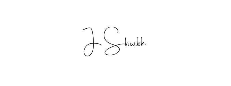 The best way (Andilay-7BmLP) to make a short signature is to pick only two or three words in your name. The name J Shaikh include a total of six letters. For converting this name. J Shaikh signature style 4 images and pictures png