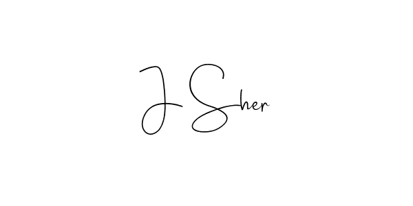 This is the best signature style for the J Sher name. Also you like these signature font (Andilay-7BmLP). Mix name signature. J Sher signature style 4 images and pictures png