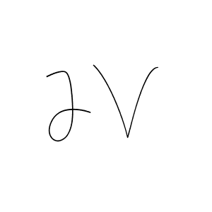 Best and Professional Signature Style for J V. Andilay-7BmLP Best Signature Style Collection. J V signature style 4 images and pictures png