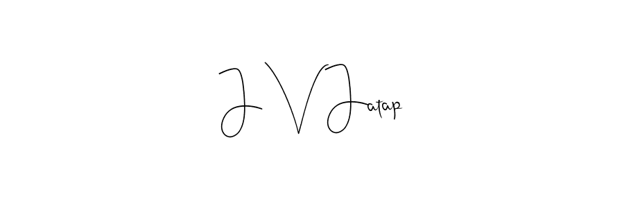 The best way (Andilay-7BmLP) to make a short signature is to pick only two or three words in your name. The name J V Jatap include a total of six letters. For converting this name. J V Jatap signature style 4 images and pictures png