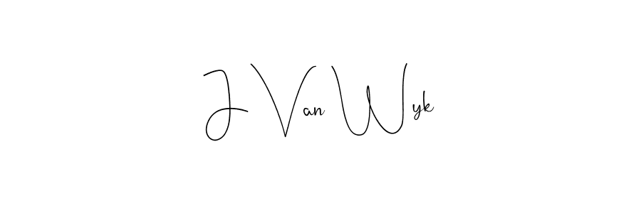 Andilay-7BmLP is a professional signature style that is perfect for those who want to add a touch of class to their signature. It is also a great choice for those who want to make their signature more unique. Get J Van Wyk name to fancy signature for free. J Van Wyk signature style 4 images and pictures png