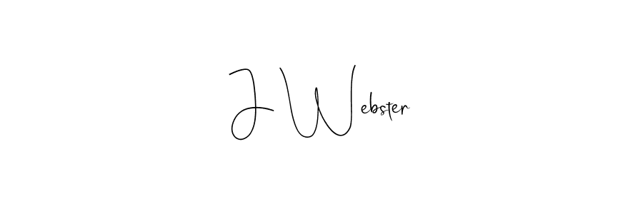 Best and Professional Signature Style for J Webster. Andilay-7BmLP Best Signature Style Collection. J Webster signature style 4 images and pictures png