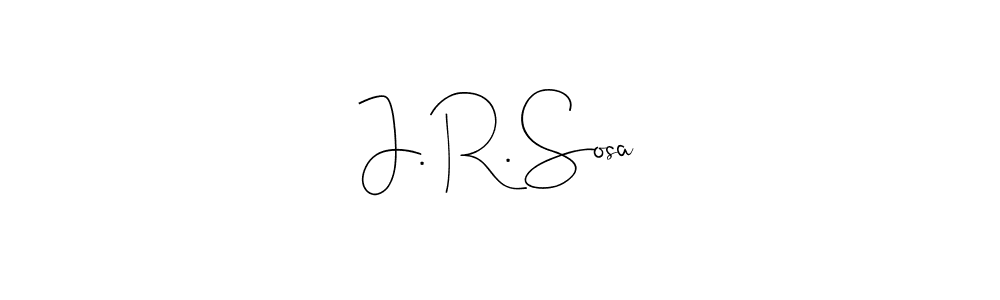 You can use this online signature creator to create a handwritten signature for the name J. R. Sosa. This is the best online autograph maker. J. R. Sosa signature style 4 images and pictures png