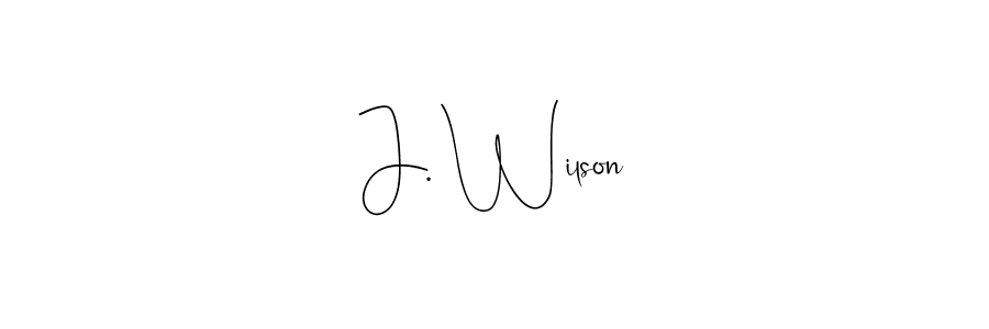 You can use this online signature creator to create a handwritten signature for the name J. Wilson. This is the best online autograph maker. J. Wilson signature style 4 images and pictures png