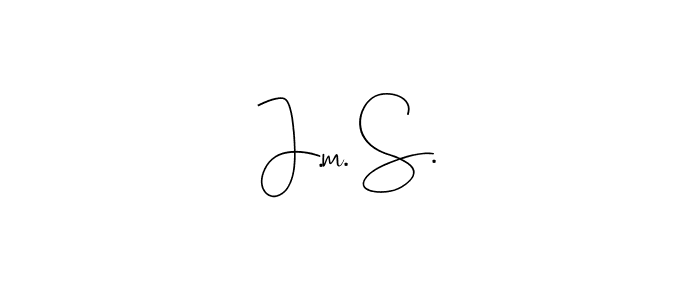 You can use this online signature creator to create a handwritten signature for the name J.m. S.. This is the best online autograph maker. J.m. S. signature style 4 images and pictures png