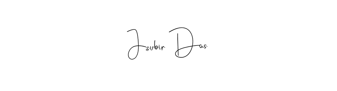 Design your own signature with our free online signature maker. With this signature software, you can create a handwritten (Andilay-7BmLP) signature for name J.subir Das. J.subir Das signature style 4 images and pictures png