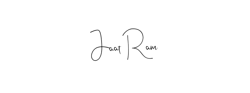 Design your own signature with our free online signature maker. With this signature software, you can create a handwritten (Andilay-7BmLP) signature for name Jaat Ram. Jaat Ram signature style 4 images and pictures png