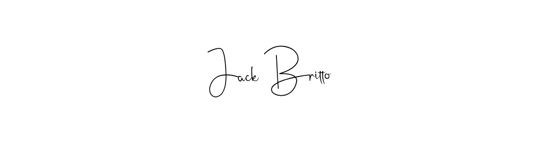 Make a beautiful signature design for name Jack Britto. With this signature (Andilay-7BmLP) style, you can create a handwritten signature for free. Jack Britto signature style 4 images and pictures png