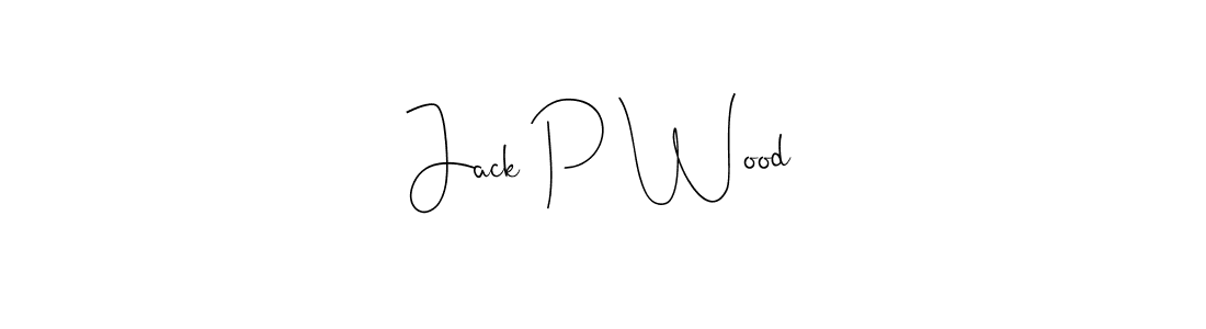 Make a beautiful signature design for name Jack P Wood. Use this online signature maker to create a handwritten signature for free. Jack P Wood signature style 4 images and pictures png