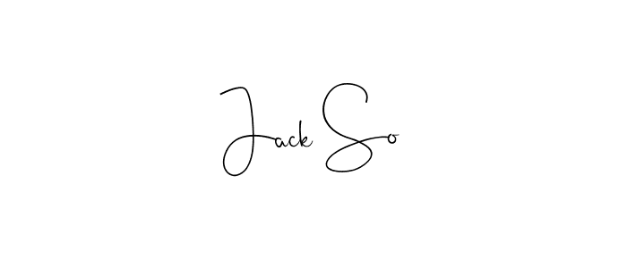 Design your own signature with our free online signature maker. With this signature software, you can create a handwritten (Andilay-7BmLP) signature for name Jack So. Jack So signature style 4 images and pictures png