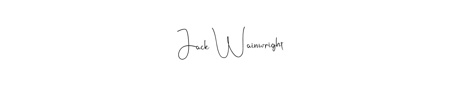 Make a beautiful signature design for name Jack Wainwright. Use this online signature maker to create a handwritten signature for free. Jack Wainwright signature style 4 images and pictures png