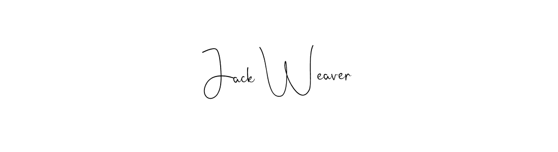 Make a beautiful signature design for name Jack Weaver. With this signature (Andilay-7BmLP) style, you can create a handwritten signature for free. Jack Weaver signature style 4 images and pictures png