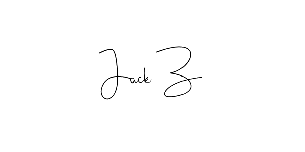 You should practise on your own different ways (Andilay-7BmLP) to write your name (Jack Z) in signature. don't let someone else do it for you. Jack Z signature style 4 images and pictures png