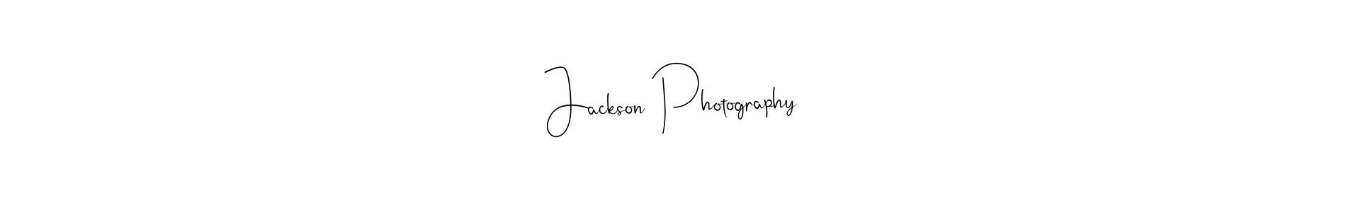 How to make Jackson Photography signature? Andilay-7BmLP is a professional autograph style. Create handwritten signature for Jackson Photography name. Jackson Photography signature style 4 images and pictures png