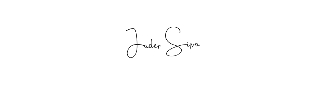 The best way (Andilay-7BmLP) to make a short signature is to pick only two or three words in your name. The name Jader Silva include a total of six letters. For converting this name. Jader Silva signature style 4 images and pictures png