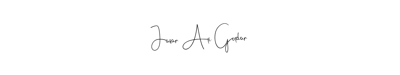 Jafar Ali Goldar stylish signature style. Best Handwritten Sign (Andilay-7BmLP) for my name. Handwritten Signature Collection Ideas for my name Jafar Ali Goldar. Jafar Ali Goldar signature style 4 images and pictures png