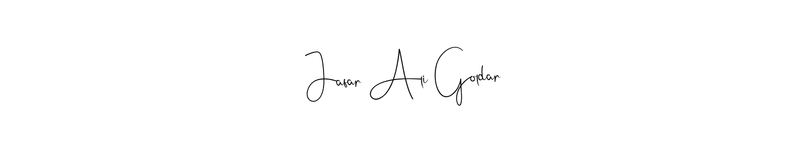 Create a beautiful signature design for name Jafar Ali Goldar. With this signature (Andilay-7BmLP) fonts, you can make a handwritten signature for free. Jafar Ali Goldar signature style 4 images and pictures png