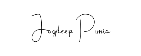 Discover how Jagdeep Punia looks in an executive cursive font (Andilay-7BmLP). Perfect for legal documents, invoices, and certificates. Jagdeep Punia signature style 4 images and pictures png