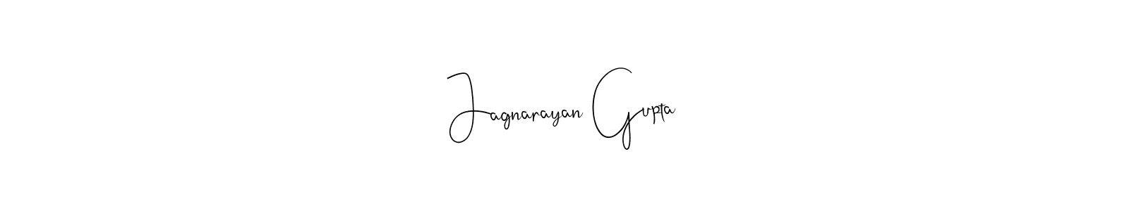 How to make Jagnarayan Gupta signature? Andilay-7BmLP is a professional autograph style. Create handwritten signature for Jagnarayan Gupta name. Jagnarayan Gupta signature style 4 images and pictures png