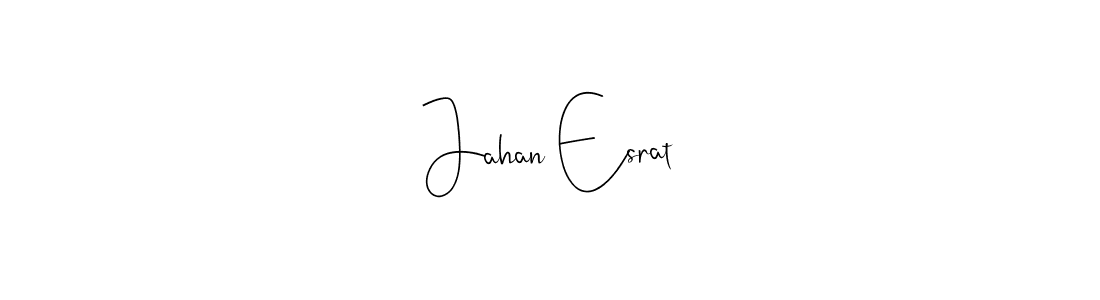 Once you've used our free online signature maker to create your best signature Andilay-7BmLP style, it's time to enjoy all of the benefits that Jahan Esrat name signing documents. Jahan Esrat signature style 4 images and pictures png