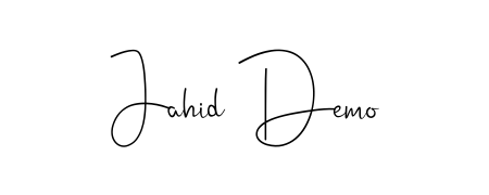 Make a beautiful signature design for name Jahid Demo. Use this online signature maker to create a handwritten signature for free. Jahid Demo signature style 4 images and pictures png