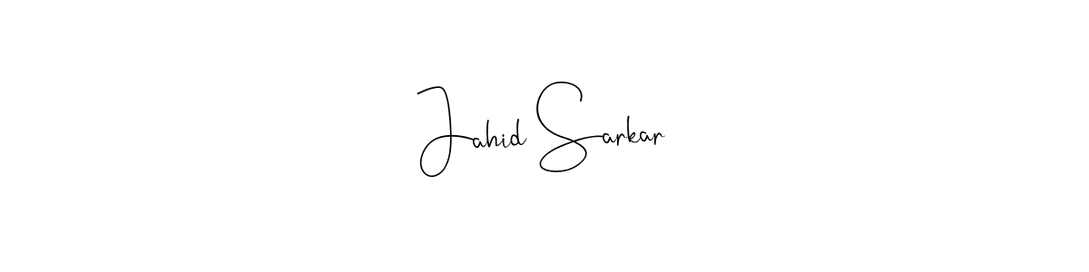 Use a signature maker to create a handwritten signature online. With this signature software, you can design (Andilay-7BmLP) your own signature for name Jahid Sarkar. Jahid Sarkar signature style 4 images and pictures png