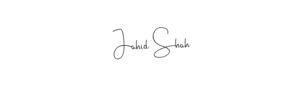 Use a signature maker to create a handwritten signature online. With this signature software, you can design (Andilay-7BmLP) your own signature for name Jahid Shah. Jahid Shah signature style 4 images and pictures png