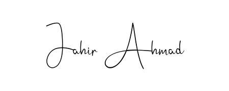 Style your name Jahir Ahmad with confidence using Andilay-7BmLP signature design. Simple, elegant, and ready for immediate document use. Jahir Ahmad signature style 4 images and pictures png