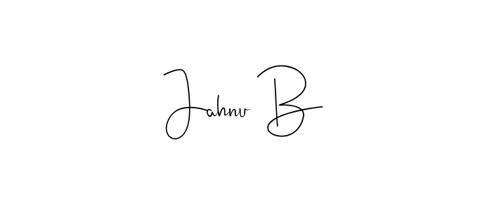 Once you've used our free online signature maker to create your best signature Andilay-7BmLP style, it's time to enjoy all of the benefits that Jahnu B name signing documents. Jahnu B signature style 4 images and pictures png