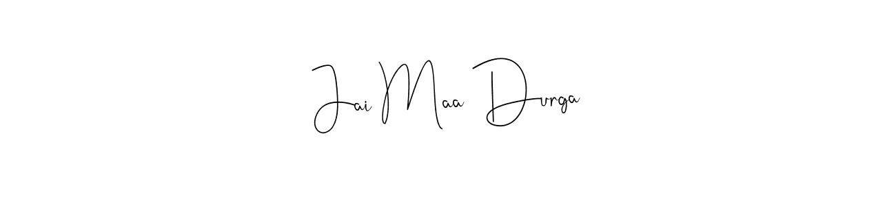 This is the best signature style for the Jai Maa Durga name. Also you like these signature font (Andilay-7BmLP). Mix name signature. Jai Maa Durga signature style 4 images and pictures png