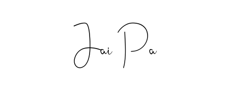 A classic penmanship look for Jai Pa. The Andilay-7BmLP font brings timeless elegance and confidence to every signed document. Jai Pa signature style 4 images and pictures png