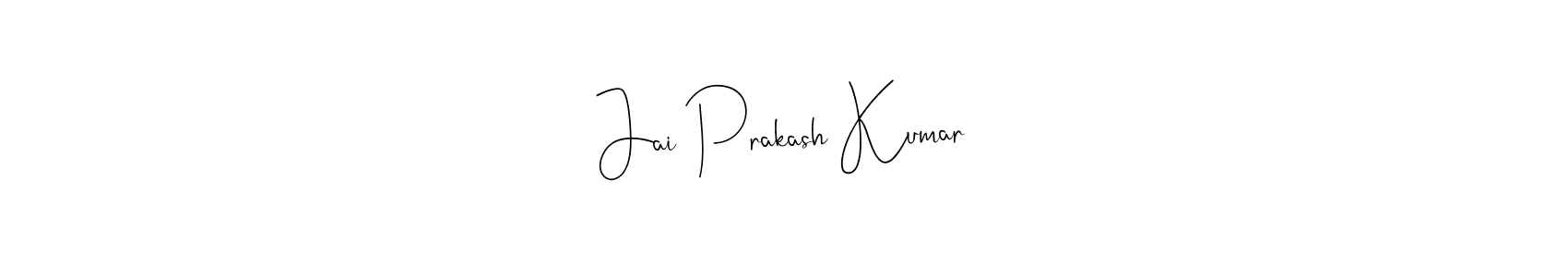 Jai Prakash Kumar stylish signature style. Best Handwritten Sign (Andilay-7BmLP) for my name. Handwritten Signature Collection Ideas for my name Jai Prakash Kumar. Jai Prakash Kumar signature style 4 images and pictures png