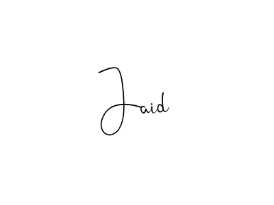The best way (Andilay-7BmLP) to make a short signature is to pick only two or three words in your name. The name Jaid include a total of six letters. For converting this name. Jaid signature style 4 images and pictures png