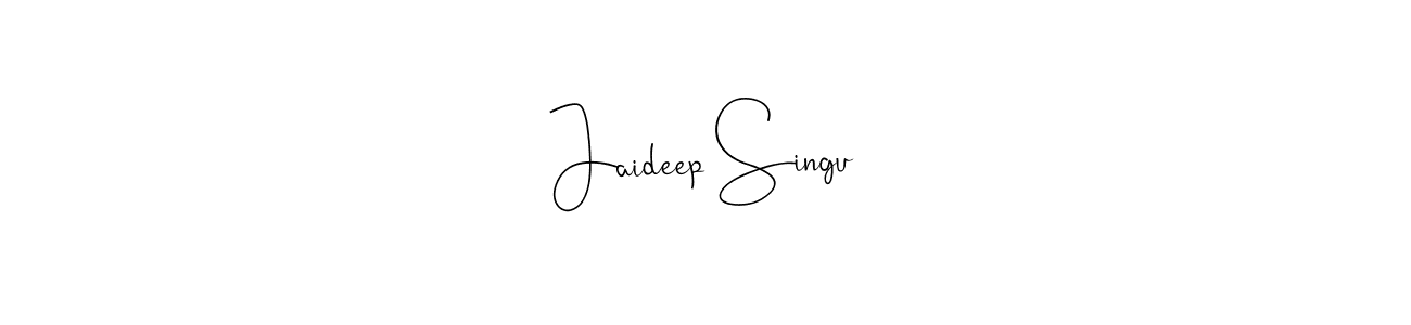 You can use this online signature creator to create a handwritten signature for the name Jaideep Singu. This is the best online autograph maker. Jaideep Singu signature style 4 images and pictures png