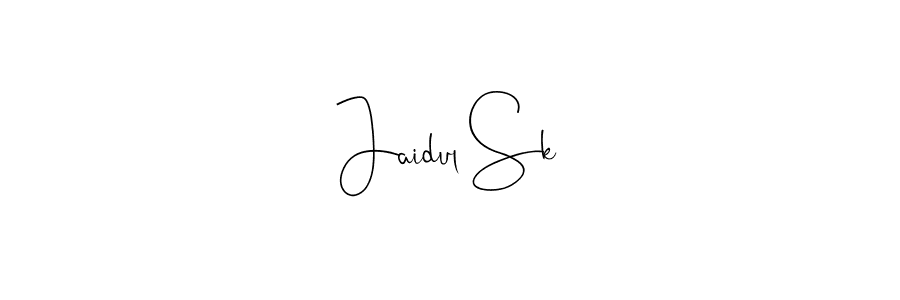 Make a short Jaidul Sk signature style. Manage your documents anywhere anytime using Andilay-7BmLP. Create and add eSignatures, submit forms, share and send files easily. Jaidul Sk signature style 4 images and pictures png