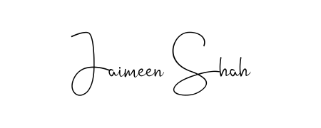 You should practise on your own different ways (Andilay-7BmLP) to write your name (Jaimeen Shah) in signature. Don't let someone else do it for you. Jaimeen Shah signature style 4 images and pictures png