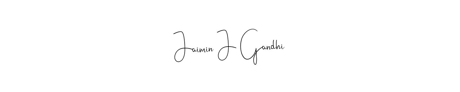 You should practise on your own different ways (Andilay-7BmLP) to write your name (Jaimin J Gandhi) in signature. don't let someone else do it for you. Jaimin J Gandhi signature style 4 images and pictures png